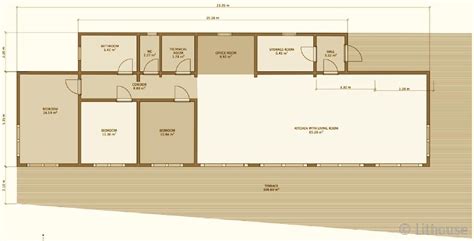 Wooden House Floor Plan Met Afbeeldingen Huis Projecten Huizen Huis
