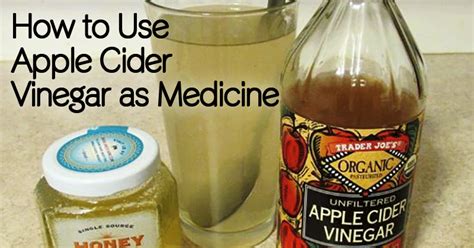 How To Use Apple Cider Vinegar As Medicine