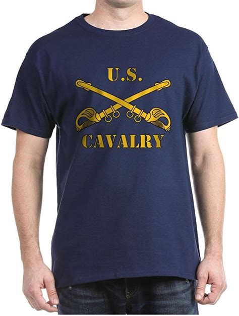 Cafepress Us Cavalry T Shirt 100 Cotton T Shirt Navy Uk
