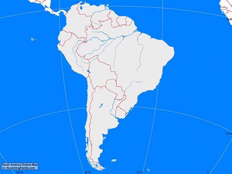 Printable Map Of South America Labeled