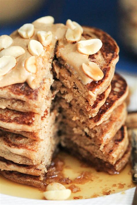 Refrigerate up to two days ahead and bring to room temperature before serving. Healthy Peanut Butter Pancakes | sugar free, gluten free, vegan