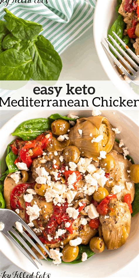 Crock Pot Mediterranean Chicken is an easy dinner idea to ...