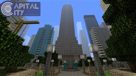 Minecraft Capital City World Largest Ps4 City Youtube