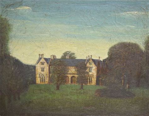 British School 19th Century View Of A Country House Mutualart