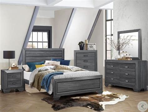 Beechnut Gray Panel Bedroom Set From Homelegance Coleman Furniture