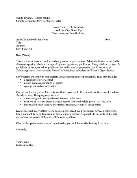 Sample Cover Letter For Nonfiction Book Proposal Food Ideas
