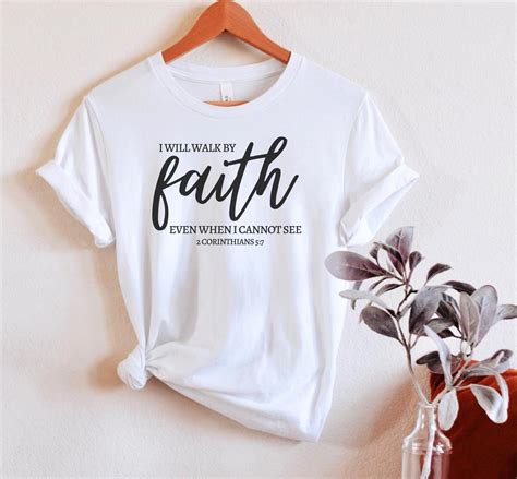 Faith Shirts For Women Christian Shirt Bible Verse Bible Etsy