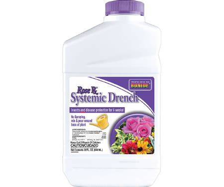 One quart treats up to 16 roses or 200 square feet of flower bed. Rose-Rx Systemic Drench Concentrate, 32 oz - B70 963