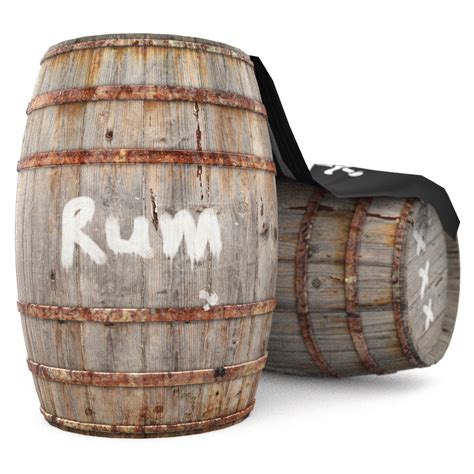 Rum Wooden Barrels Pirate Style 3d Model Obj 3ds Dae Skp Mxs