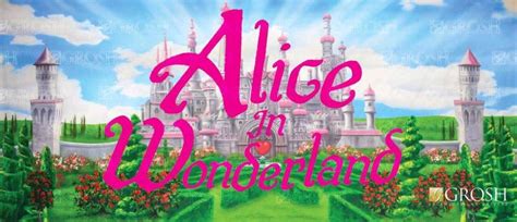 Alice In Wonderland Backdrop Rentals Grosh Backdrops