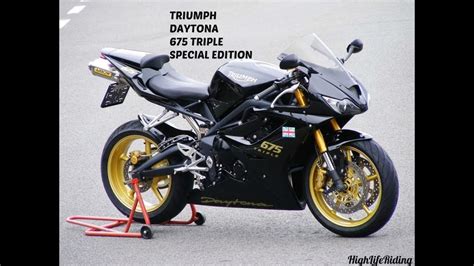 New daytona 675 special edition includes white striped wheels. Introducing The Triumph Daytona 675 Triple Limited Edition ...