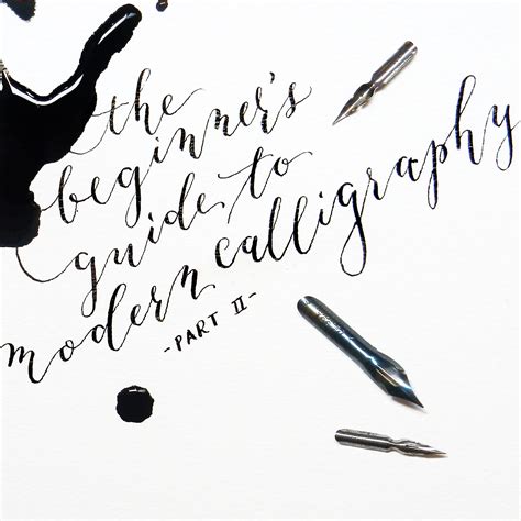 The Beginners Guide To Modern Calligraphy Part Ii The Postmans Knock
