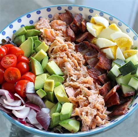 Easy Citrus Salmon Cobb Salad 2020 Low Key Cooking
