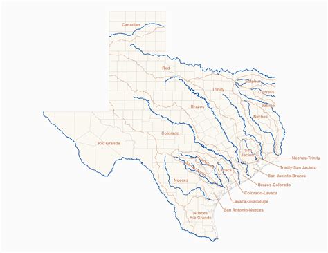 Texas Red River Map Secretmuseum