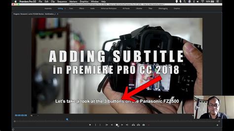 Enable or disable the subtitle track. How to Add Subtitle in Premiere Pro CC 2018 - YouTube