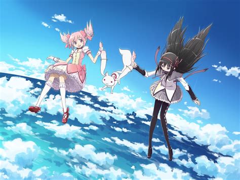 Sky Anime Girl Flying