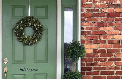Best Front Door Colors For Red Brick House