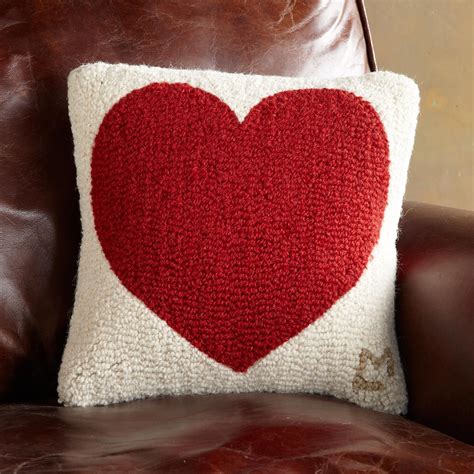 Have A Heart Pillow Heart Pillow Hooked Pillow Pillows