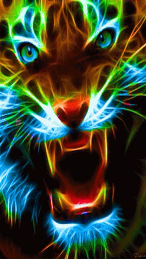 Neon Cat Wallpaper - WallpaperSafari