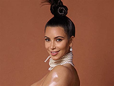 Wait Theres More Of Kim Kardashians Nakedness Magazine Posts Full Frontal Shots