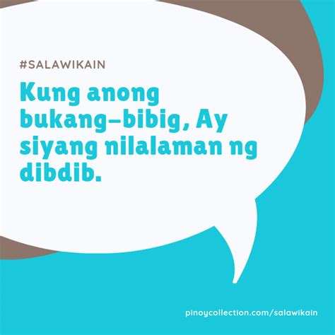 Mga Kasabihan Sa Tagalog