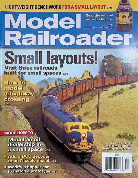 Model Railroader Magazine July Small Layouts Add A Dcc