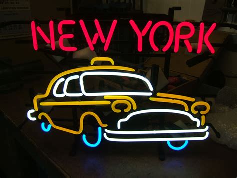 New York Cab Retro Neon Sign Lawton Imports