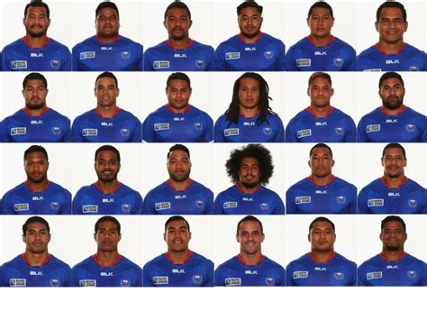 World Cup Player Profiles Samoa Planet Rugby