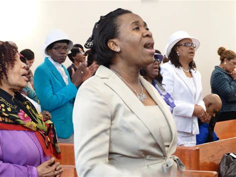 Everyone In The Congregation Singing Hymn 186 From The Hymnal Hymnal