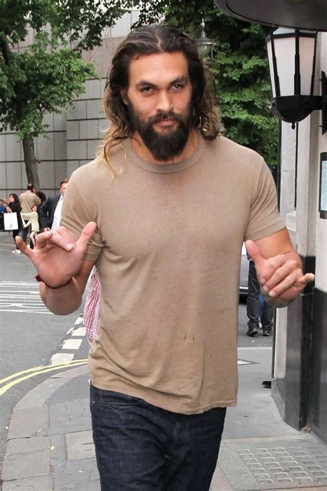 Jason Momoa Out And About In London Tom Lorenzo