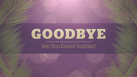 Church Motion Background Palm Sunday Welcome Slide