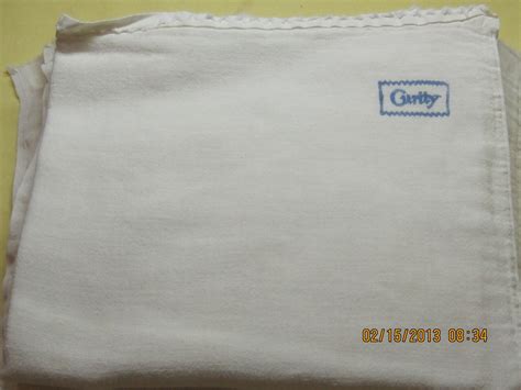 Vintage Curity Gauze Cloth Baby Diapers 1950s