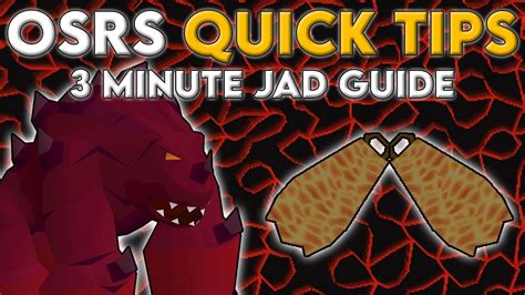 3 Minute Jad Guide Osrs Quick Tips In 3 Minutes Or Less Youtube
