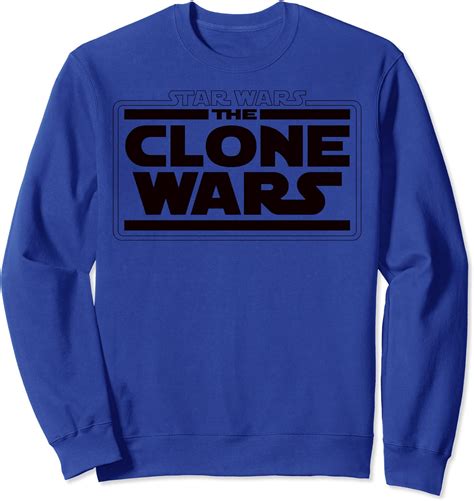 Star Wars Clone Wars Logo Sweatshirt Uk Clothing