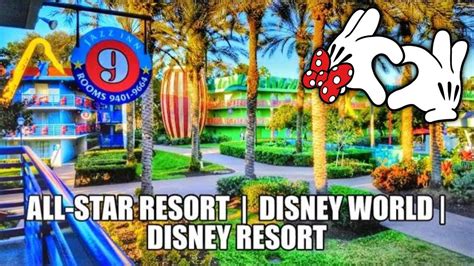 All Star Music Resort Hotel Disney World Resorts Youtube