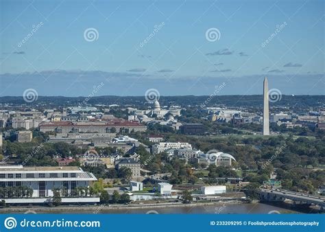 Breathtaking Aerial View Of The Washington Dc Skyline Editorial Image