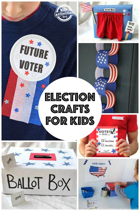 More election day printables and classroom activities: Election Crafts for Kids