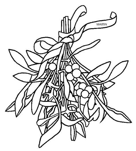 This mistletoe coloring page printable was posted in the coloring pages category. Mistletoe clipart coloring page, Mistletoe coloring page ...