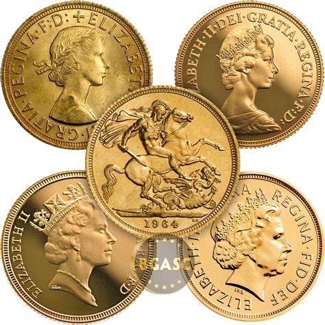 Great Britain Gold Sovereign Coin Old Queen Elizabeth II L BGASC