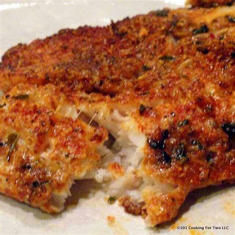 Easy Oven Baked Parmesan Crusted Tilapia 101 Cooking For Two