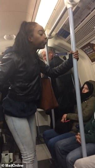 Drunk Woman Screams Homophobic Abuse At Man On The London Tube Before