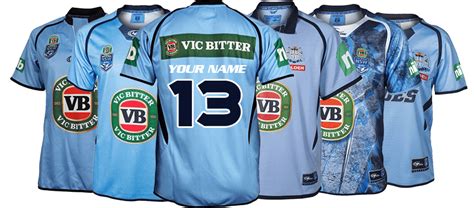 Inside nsw blues' jersey presentation for origin 1. New South Wales State of Origin Jerseys