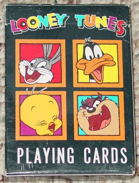 Cards Looney Tunes Playing Card 1993 Complete Made In Us 225r Unplayed