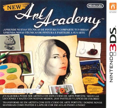 Art Academy Lessons For Everyone 2012 Nintendo 3ds Box Cover Art