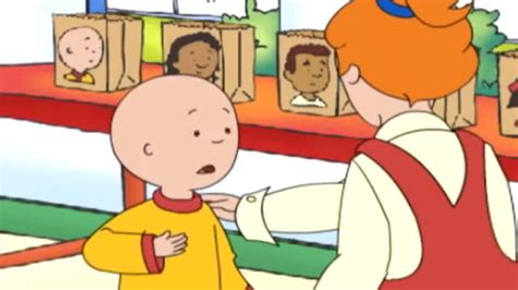 Caillou Gets Into Trouble At School Caillou Cartoon Youtube