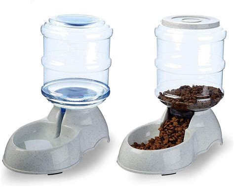 Pet Feeder And Waterer Self Dispensing Gravity Automatic Feeder