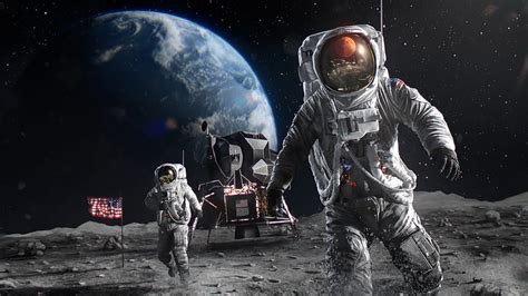 2024 Astronauts Nasa Earth Moon Landing Space Hd Wallpaper 800x450