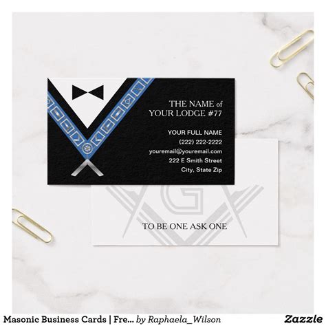 40% off with code aprilsavingz. Masonic Business Cards | Freemason Officer Jewels | Zazzle ...