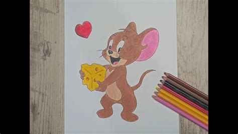 How To Draw Jerry Mouse Tom And Jerry Youtube