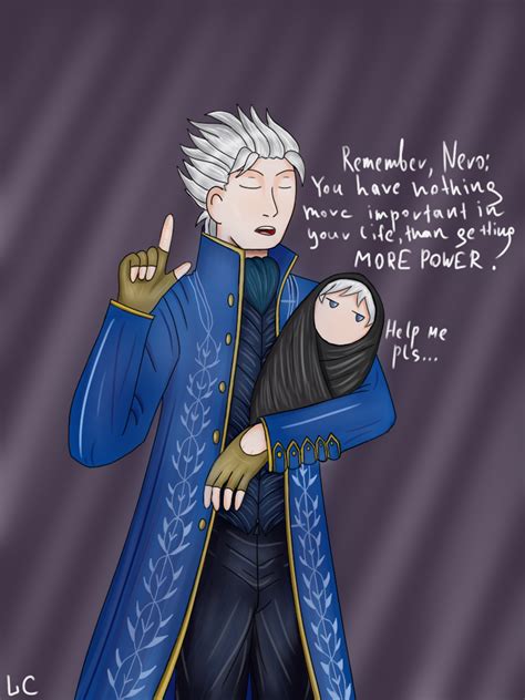 Vergil And Baby Nero By Juliaprime On Deviantart